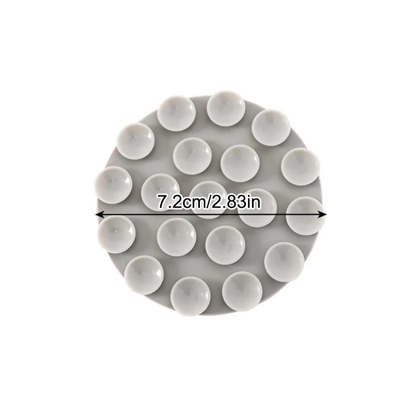 1/5 قطعة زهرية مكافحة توبلينغ ملصق كوب شفط من السيليكون على الوجهين سهلة الالتصاق ملصق منع يطرق على زهرية ملصق ثابت