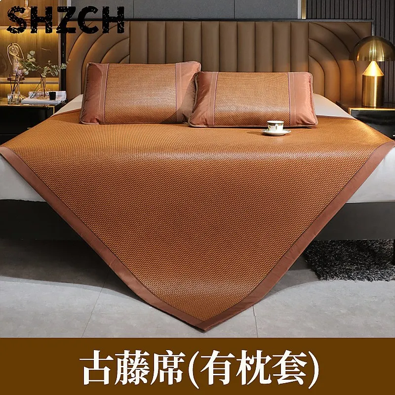 materasso-estivo-pieghevole-in-seta-ghiacciata-e-rattan-doppio-lato-per-dormitorio