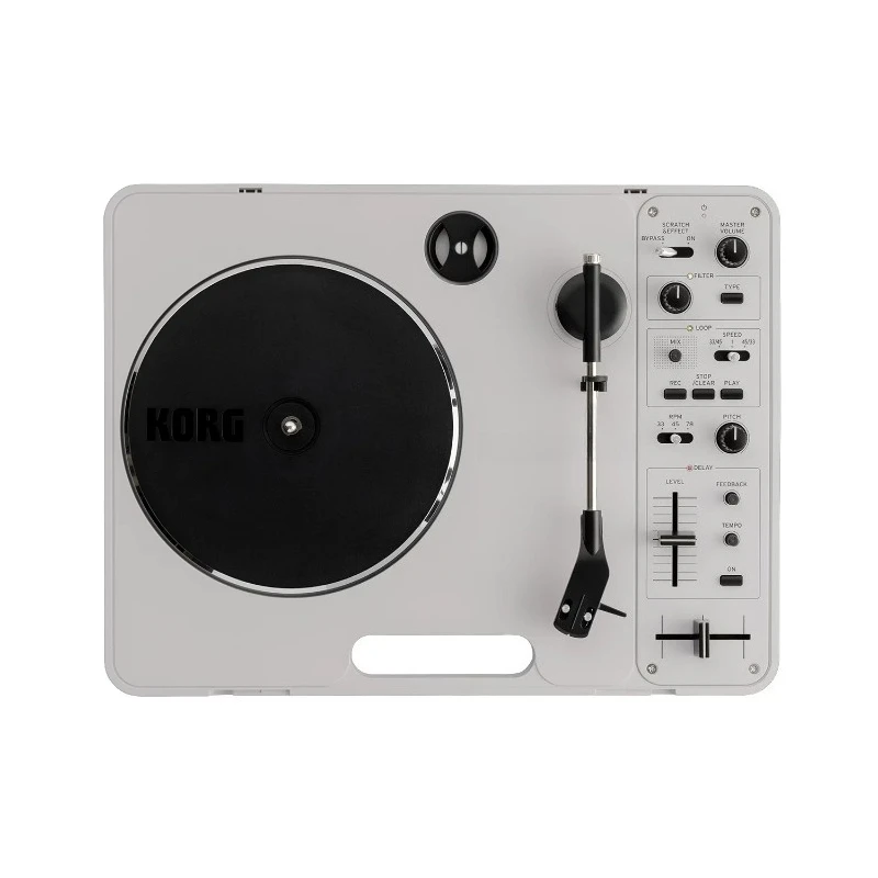 Professional Portable DJ 7-inch Rubbing Disc Vinyl Record Player