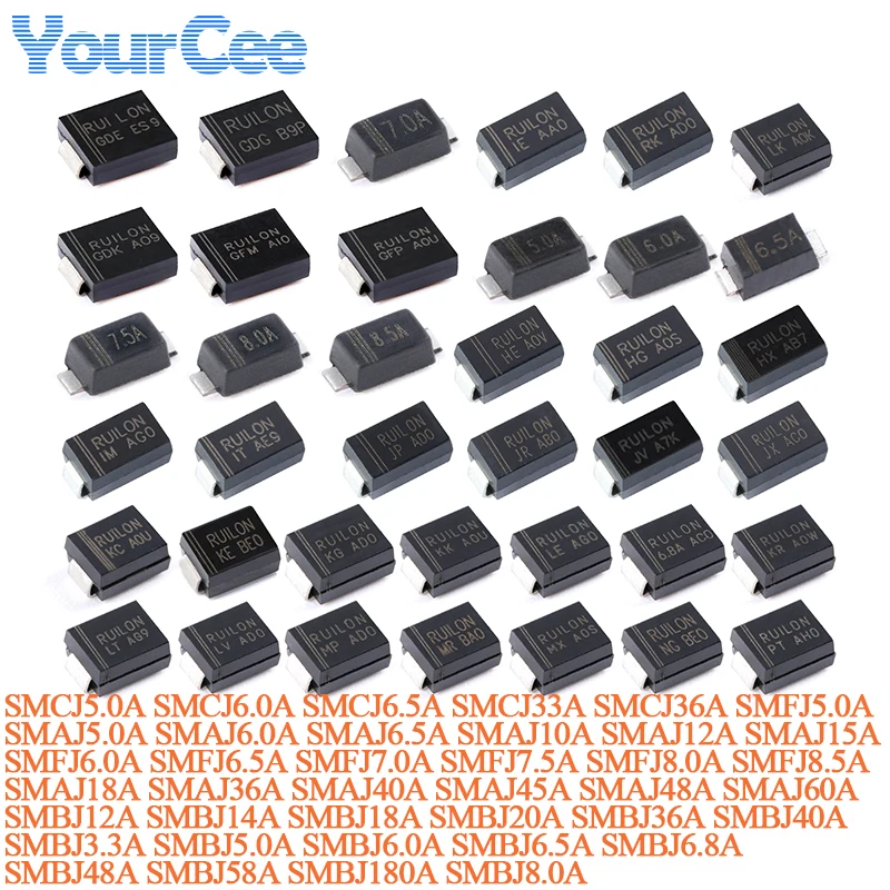 20Pcs Tvs Transient…