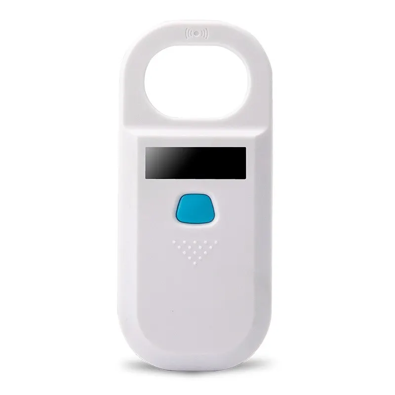 Portable 134.2KHz Animal RFID Identificacion Lecteur EMID FDX-B125KHz Pet Chat Poisson Chien Vache Mouton Oreille Tag Microchip Scanner