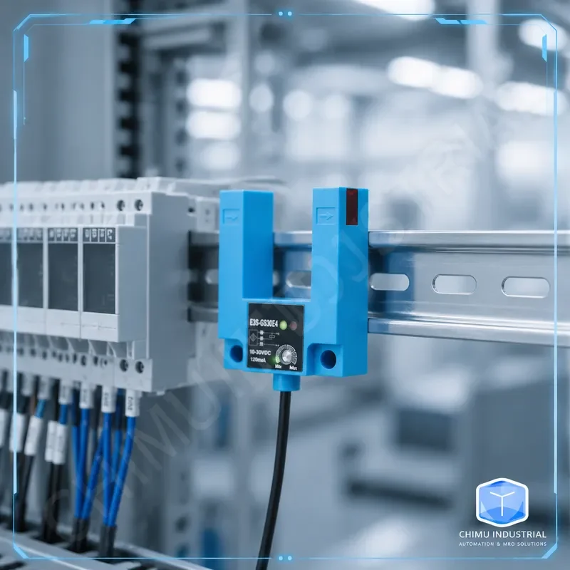 【CHIMU INDUSTRIAL】 for E3S-GS30E4 U-Shaped Slot Photoelectric Switch Flat Layer Sensor NPN PNP Logic Industrial