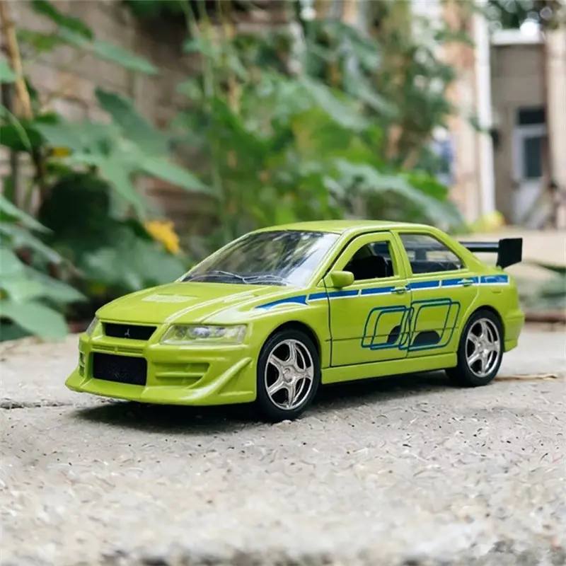 

1:32 Mitsubishi Lancer Evolution VII Alloy Sports Car Model Diecast Metal Modified Racing Vehicle Car Model Simulation Kids Gift