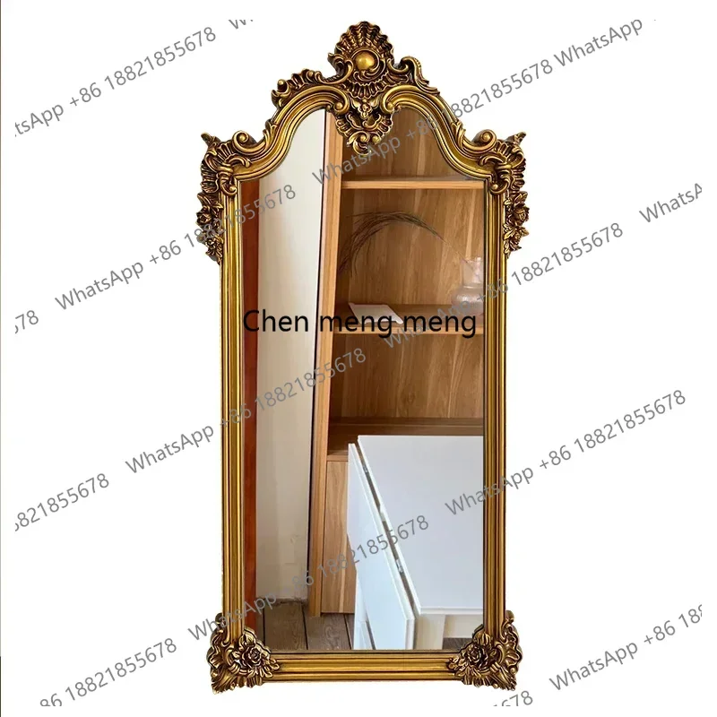 

Bedroom Nordic Wall Mirror Designer Girls Large Aesthetic Living Room Mirrors Floor House Luxury Espejos