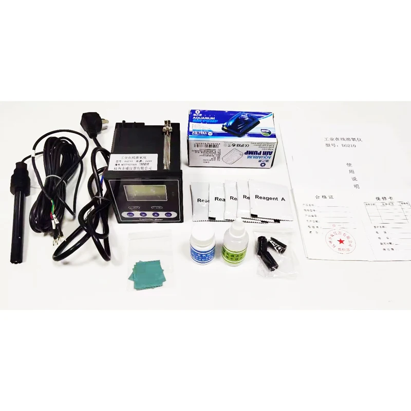 Industrial Dissolved Oxygen Controller Meter Monitor real time DO tester 4-20mA Relays water treatment aquarium etc.