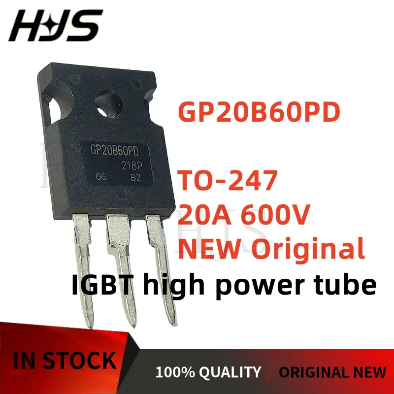 5/10PCS Original GP20B60PD IRGP20B60PD TO-247 IGBT tube Welding Machine Brand New In Stock