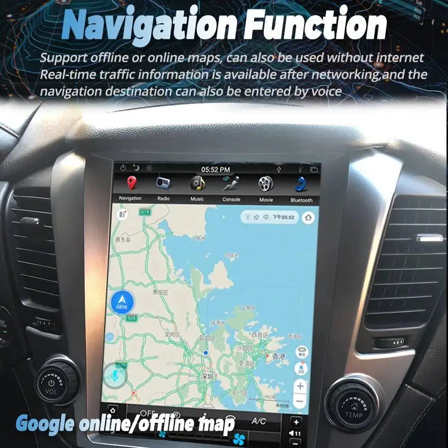 12.1 بوصة راديو شاشة أندرويد 2din لسيارة شيفروليه تاهو سوبربان جي إم سي يوكون 2015 - 2020 نظام تحديد المواقع Carplay مشغل فيديو الوسائط المتعددة HU