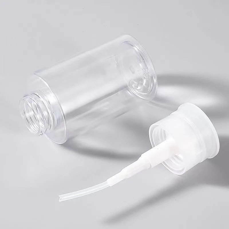 Bottiglie riutilizzabili per unghie da 150/180ml Dispenser per pompa a pressione vuota strumento per Manicure per bottiglia di trucco per la rimozione dello smalto per unghie