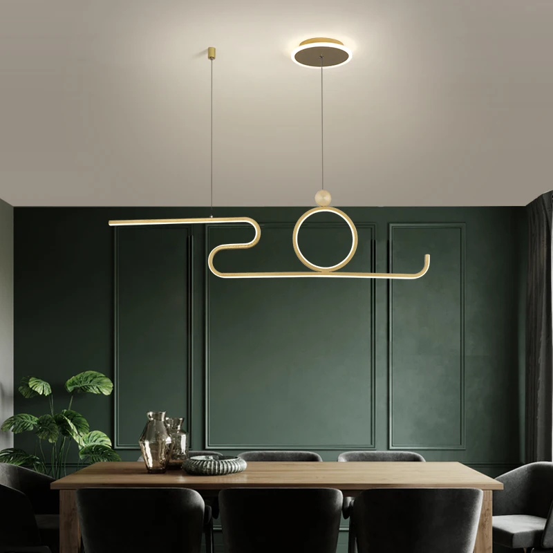 الحديثة Led Opknoping Kroonluchter Voor Keuken Eetkamer بار الحد الأدنى أونتويرب تعليق Hanglamp Tafel ديكور المنزل Licht