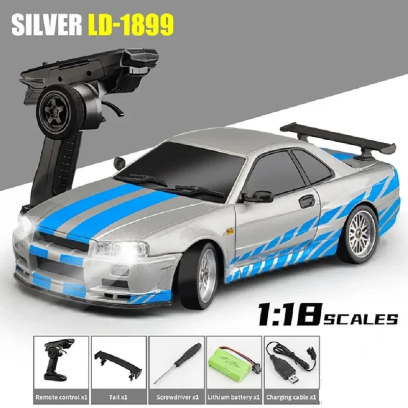 LDRC LD1899 RC Model Drift Car 2.4G RWD With Gyroscope On-Road
