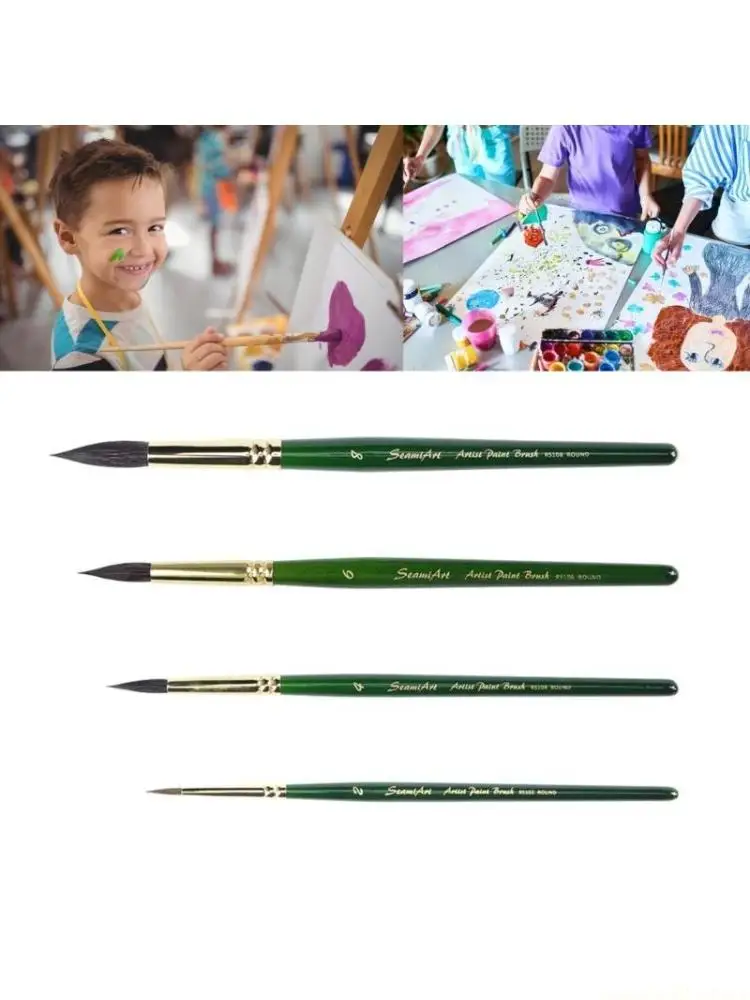 

Легкая акварельная кисть Круглая кисть для рисования деталей, используемая для акварели