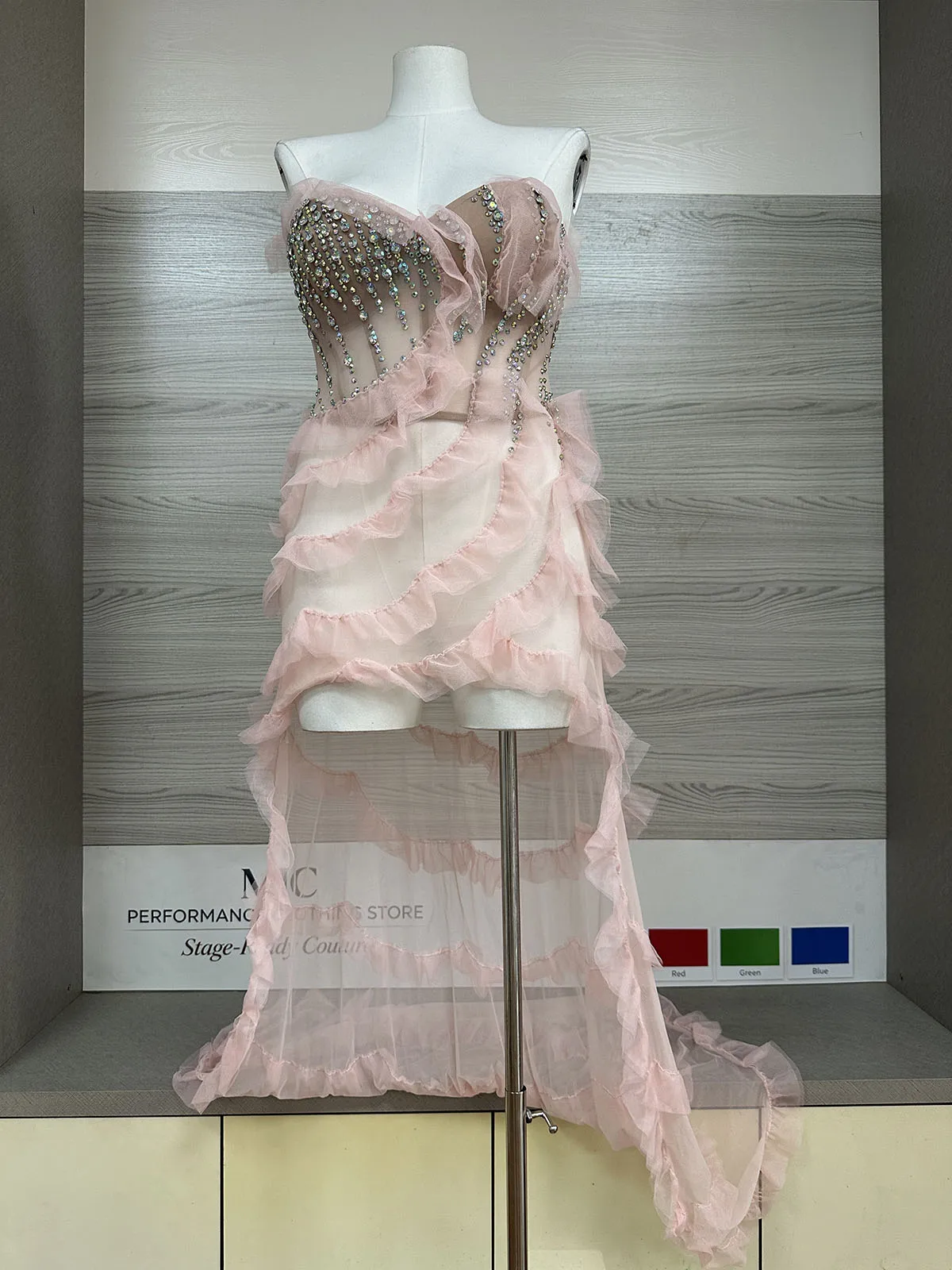 vestido-de-fiesta-asimetrico-sin-tirantes-con-corse-de-tul-con-volantes-y-pedreria-rosa-rubor-para-mujer-ideal-para-espectaculos-drag-queen-y-escenario