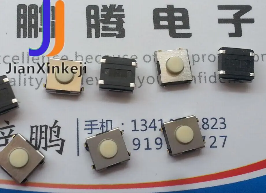 

11pcs original new Imported DIP touch switch 663.1 SMD 4-foot package foot button fretting white