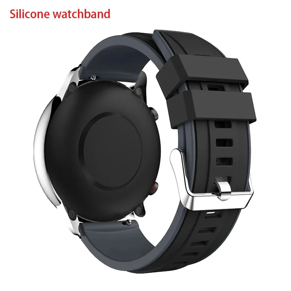 Silicone 20mm 22mm Band for Amazfit GTR 47 42 Mm GTR3 Pro Sport Bracelet for Amazfit GTS 4 3 2e 2 Mini Watchband for Amazfit Bip