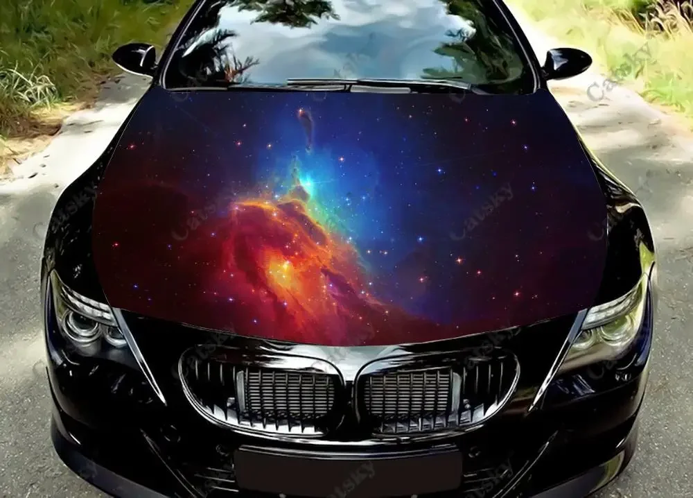 

starry sky universe Car stickers hood decals car accessories painting patterns packaging modified spray paint vinyl car stickers