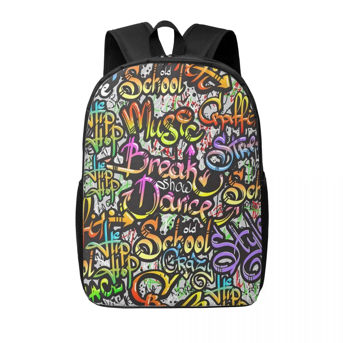 

Graffiti Woman Backpacks Boys Girls Bookbag Casual Students School Bags Portability Laptop Rucksack Shoulder Bag