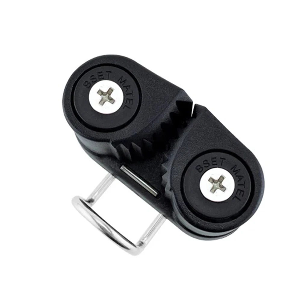 

Sailboat Cam Cleat Kayak Pilates Equipment Fast Entry Cam Cleat with Leading Ring, Nylon, 3-12mm Rope Diameter, 12mm Max Line