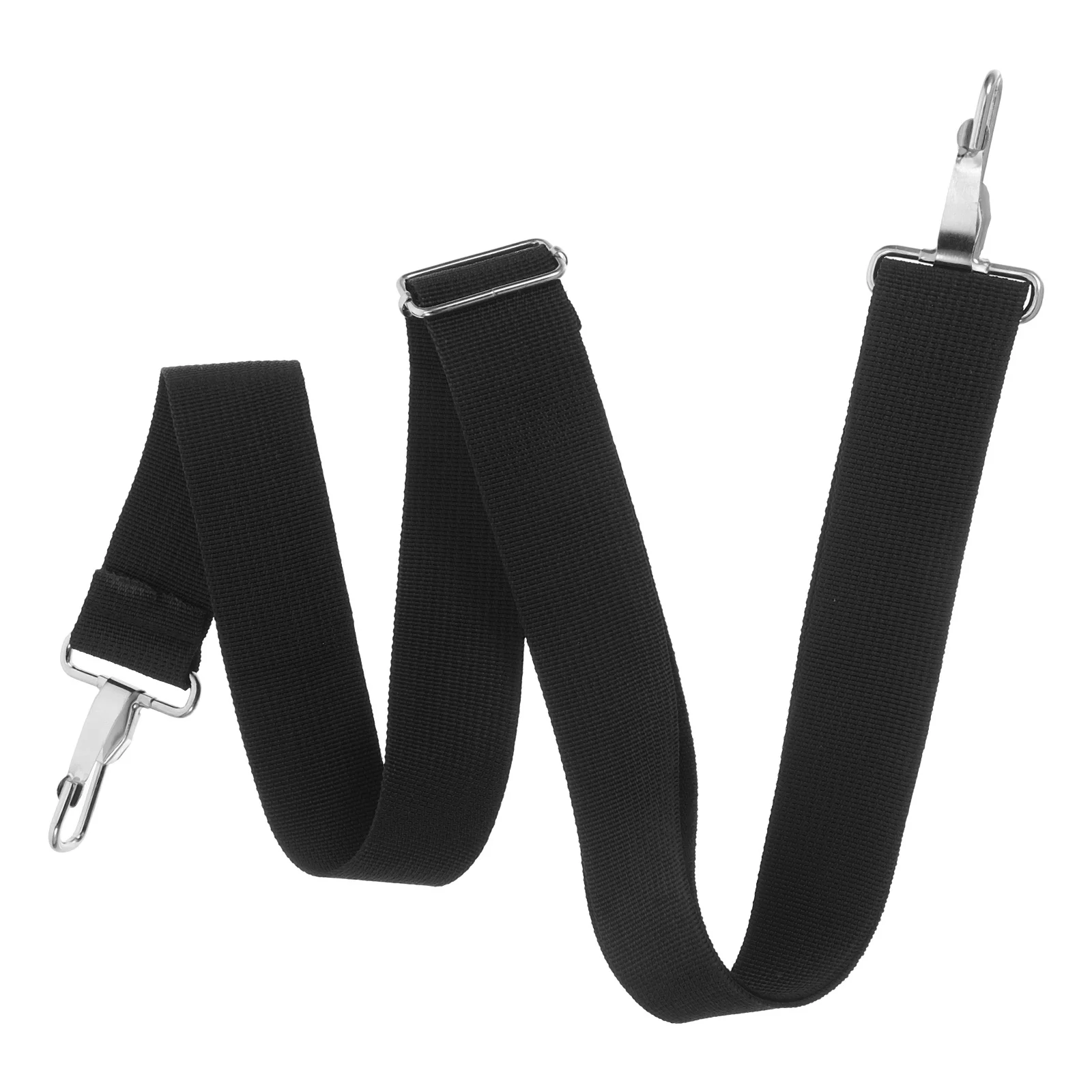 Adjustable Nylon Snare Drum Shoulder Strap Hook Universal Replacement for Marching Band Carrier 145Cm