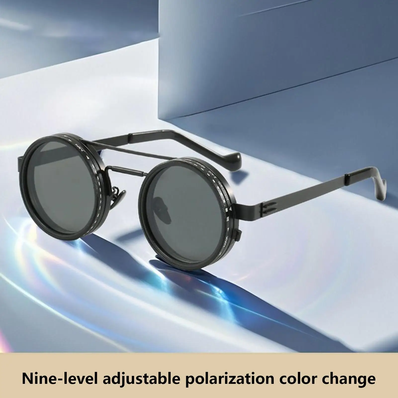 

Sunglasses Womens 1-9 Gears Motorcycle Sunglasses Anti-Glare Eyewear With Filter For Women Men Running Driving Indoor Outdoor