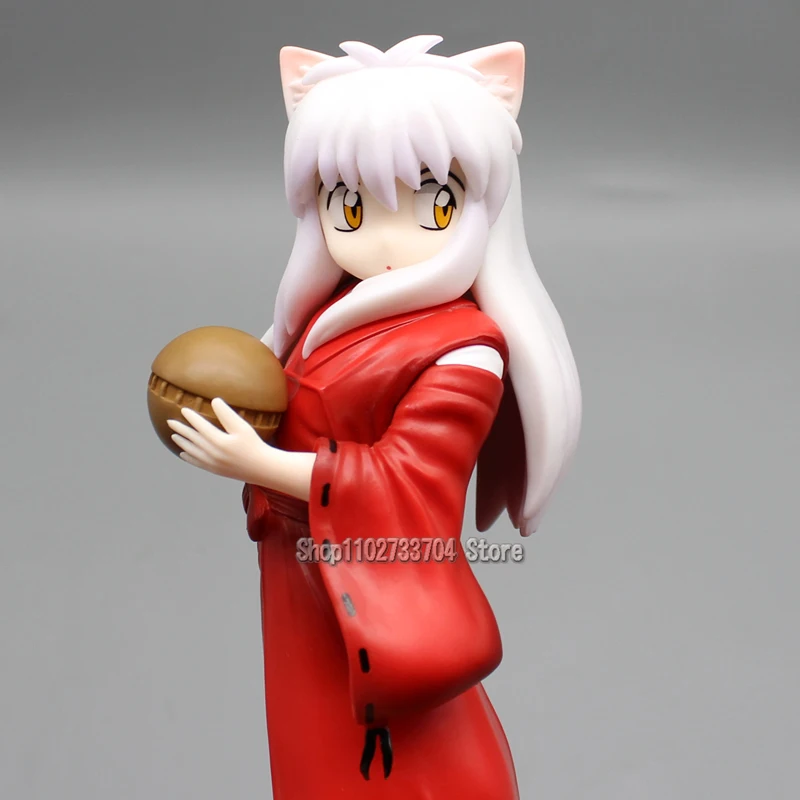 Anime Inuyasha Figures Cute Inuyasha Sesshoumaru Action Figures Children\'s Standing InuYasha PVC Model Collection Toys Gifts