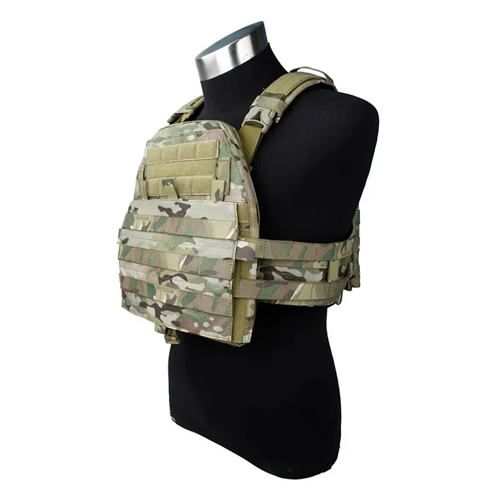 TMC Tactical Adaptive Vest AVS Swimmer Cut MOLLE Plate Carrier Airsoft Armor with Foam Plate