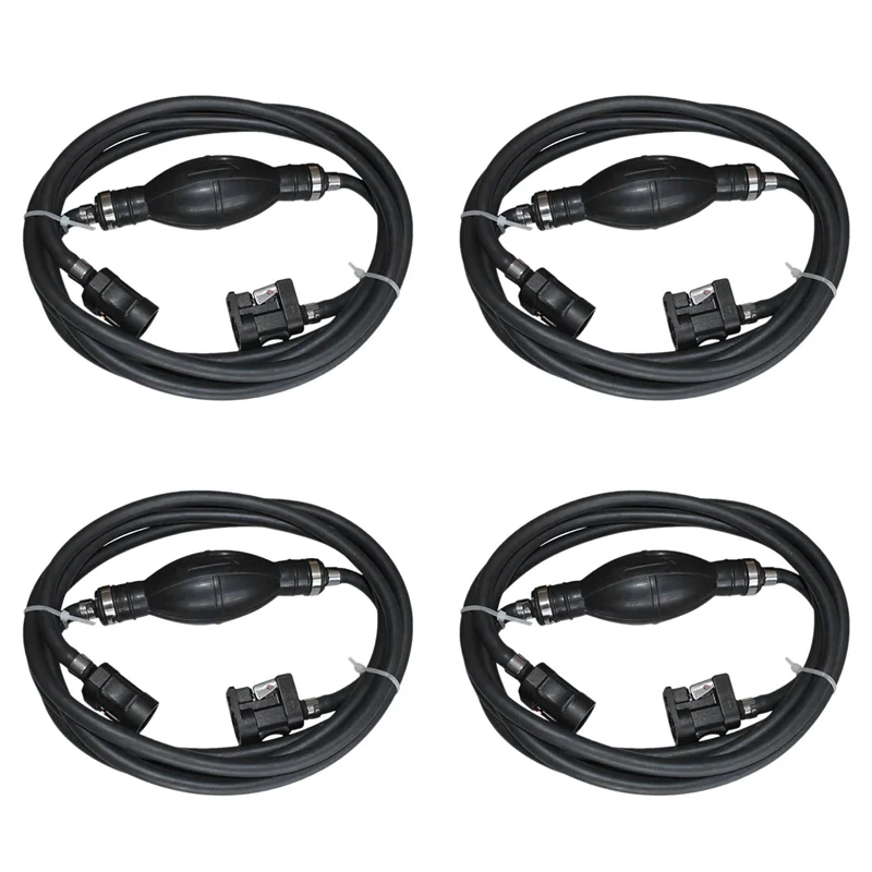 

4X 300CM Boat Fuel Line Hose 6Mm Gas Hose Connector Outboard Boat Engine Petrol Tank Connectors Kit For Motor-A93R