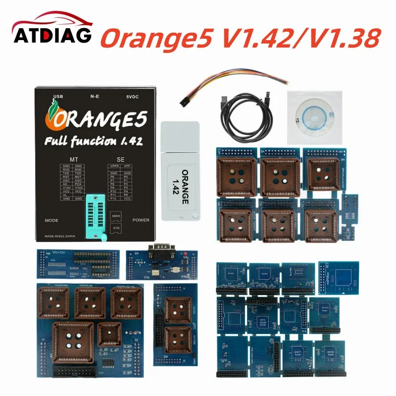 

Orange5 V1.42 V1.38 ECU Programmer OEM Orange 5 V1.36 Full Adapters Orange5 V1.38 Full Universal Programmer