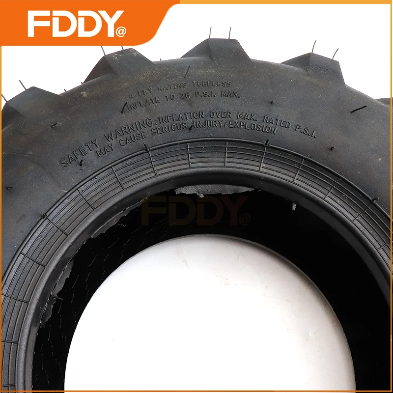 FDDY 16x6.50-8 Super Lug Riding Lawn Mower Tractor Tire Farm Tractor Turf Tires 4-Ply Tubeless All Terrain Tyre