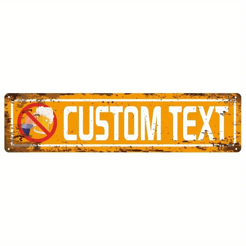 CIFbuy Custom Metal Sign Vintage Aluminum Plaque Wall Art Garden Kitchen Decor Decorative Use Only