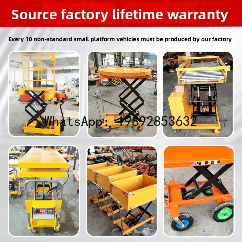 BF Electric Hydraulic Lifting Platform Rechargeable Semi-Automatic Flatbed Forklift Electric Lifting Hand Truck