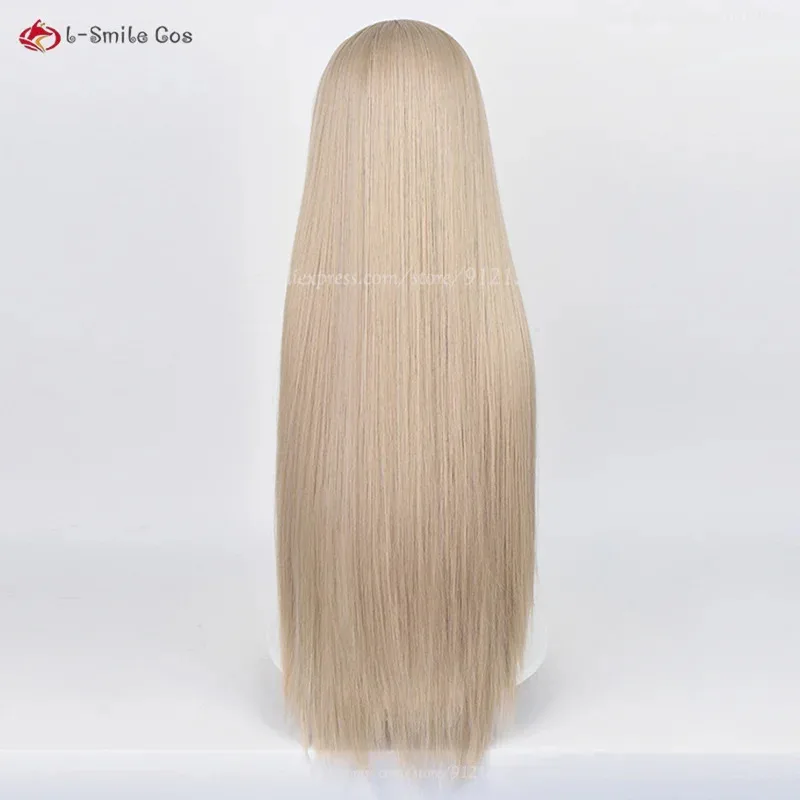 Парик для косплея игры NIKKE Viper, длинный льняной прямой парик 90 см, термостойкие синтетические волосы, парики для косплея в стиле аниме на Хэллоуин + шапочка для парика