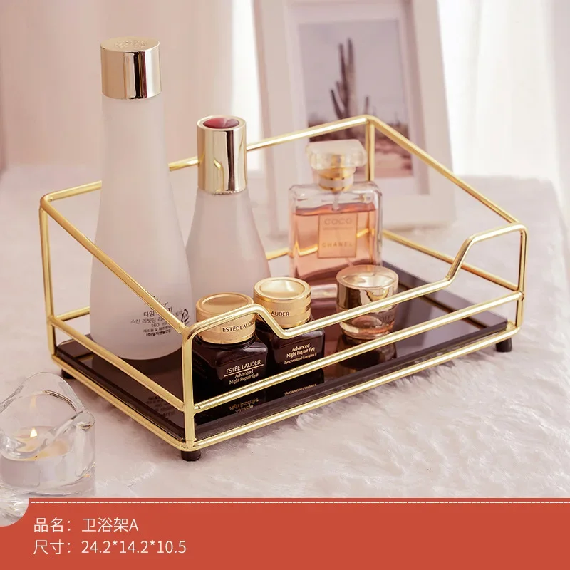 Cosmetics Shelf Perfume Storage Box Desktop Home Bathroom Dresser Skin Care Products