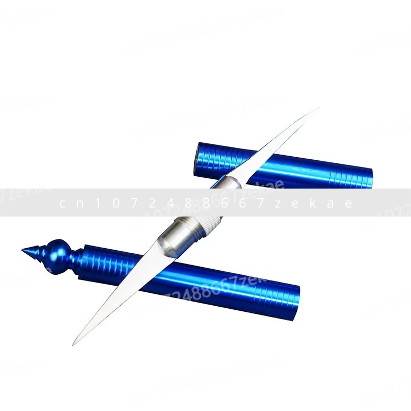 

Нож для резьбы по фруктам и арбузу, тайский двусторонний нож для резьбы по шеф-повара, цветочное мыло, резьба по тонким лезвием, не шлифовальный, высокая устойчивость