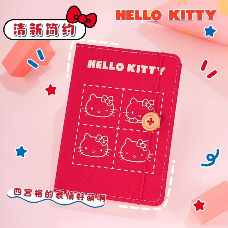 새로운 산리오 헬로키티 만화 크리에이티브 귀여운 노트 애니메이션 주변기기 개성있는 귀여운 컬러 인쇄 두꺼운 수첩