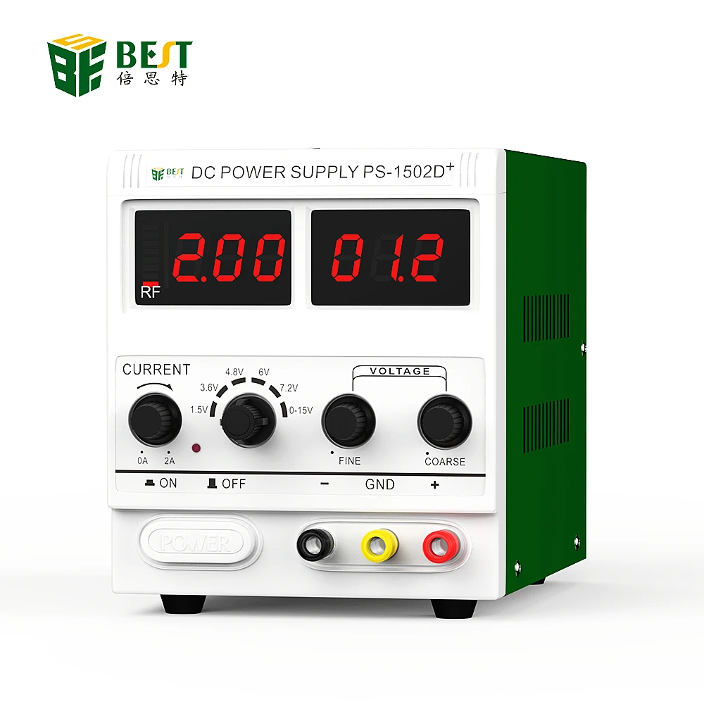 

BES-1502D DC regulated power supply LED display signal detecting Maintenance Workbench 15V 2A Voltage Current Regulator