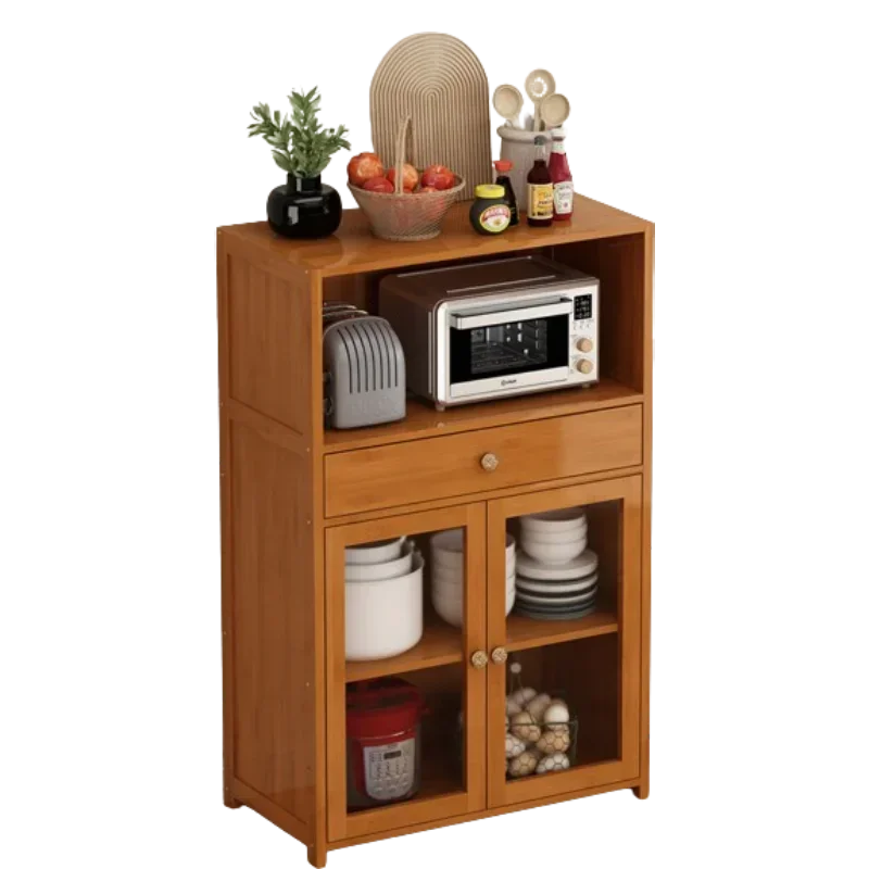 Simple Exquisite Coffee Kitchen Cabinet Display Filing Cupboard Buffet Cabinet Storage Accent Moveis Para Casa Home CY50KC