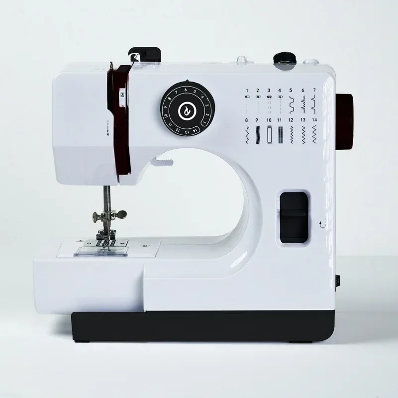 728 Tabletop Sewing Machine Portable Mini Electric Sewing Machine for Beginners 14 Stitch Patterns,2 Speed,Light,Storage Drawer