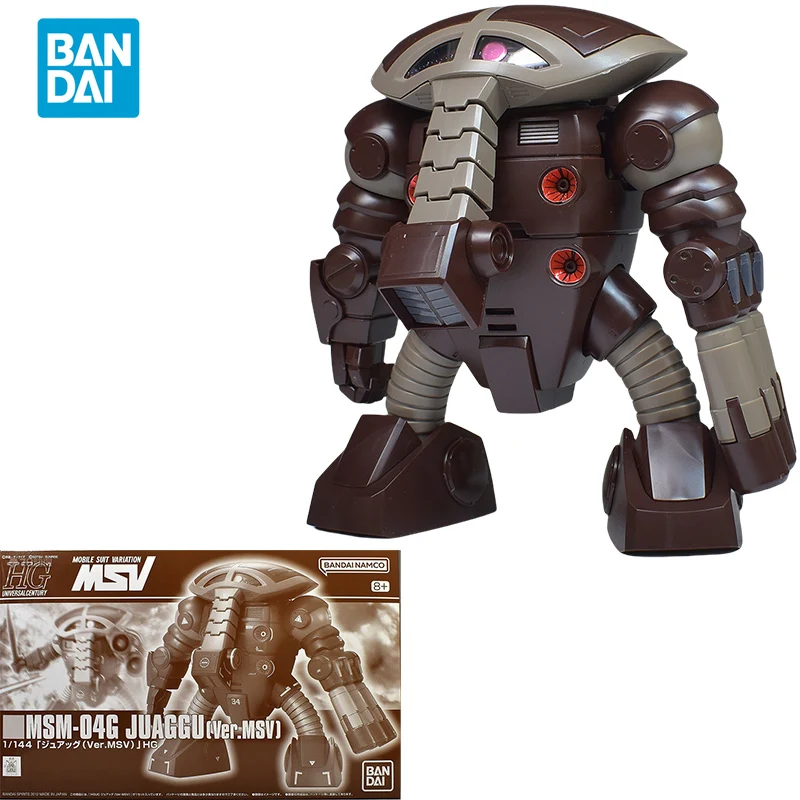 

В наличии Bandai натуральная HG 1/144 Gundam MSM-04G Juagg Action Коллекционная модель украшения куклы игрушки для мальчиков подарок на день рождения