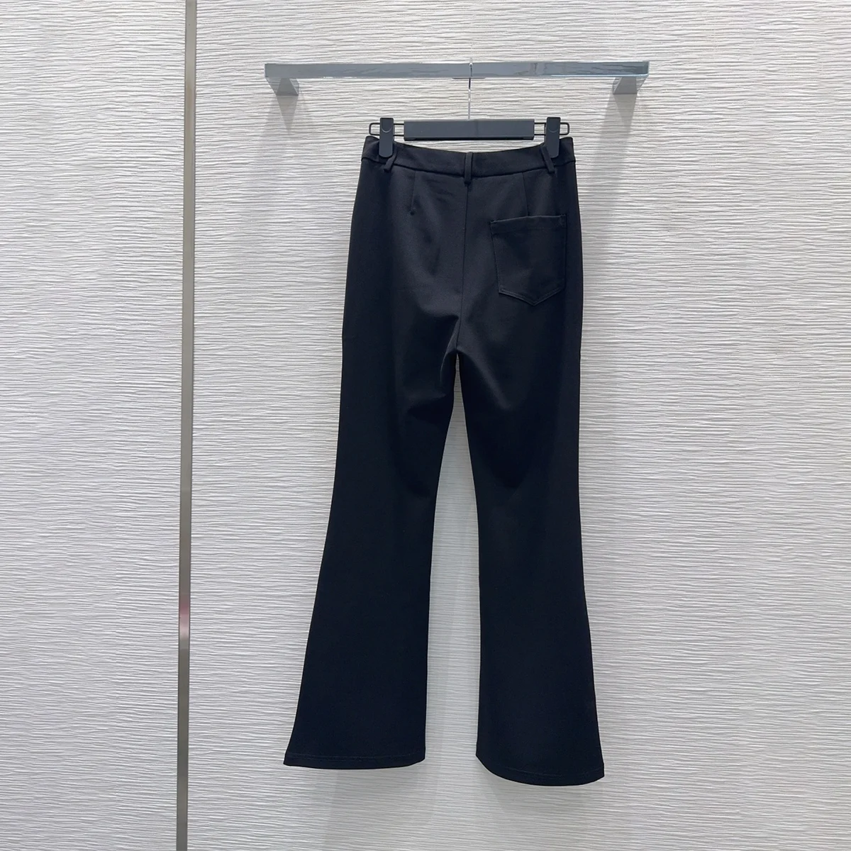 2026 high-quality women's high waisted labeled micro flared casual pants--2026091189