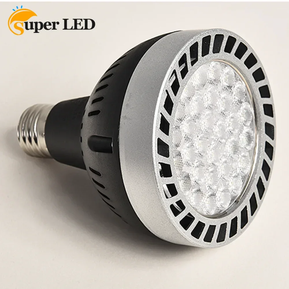 

2pcs PAR30 Lamp 35W 45W Track Light Flood Lights Bulb E27 LED Warm Cold Neutral White Spot Lamps Kitchen Clothes Shop Lamps 220V