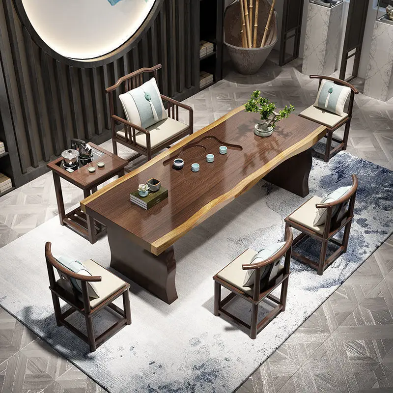 Elegant Solid Wood Table Set 4