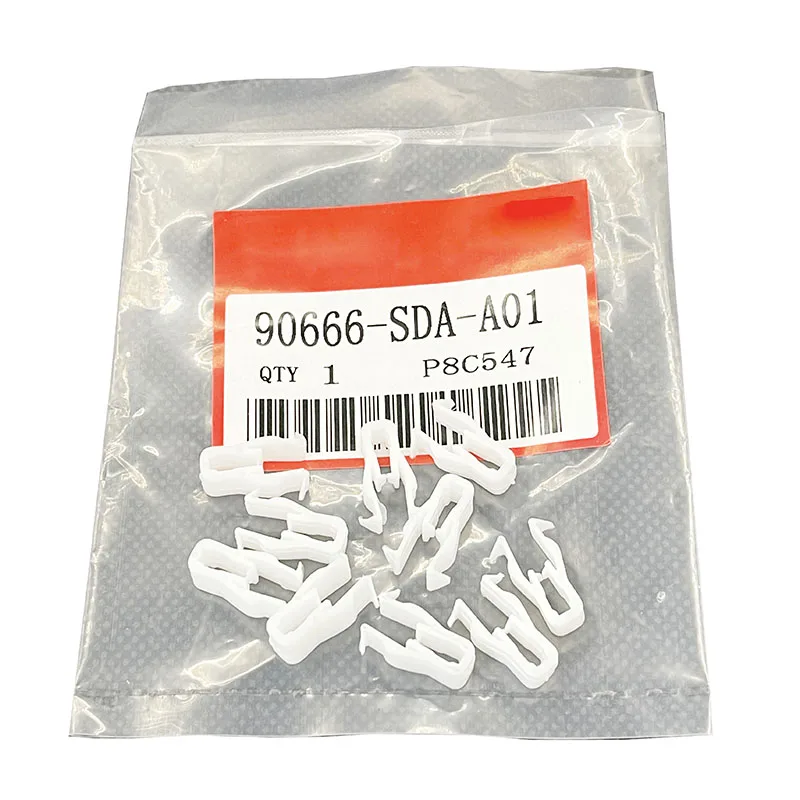 

10 pcs 90666-SDA-A01 For Honda Cowling Instrument Cover Bar Fairing Snap Clip Plastic Fastener Clips