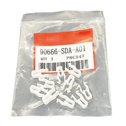 10 pcs 90666-SDA-A01 For Honda Cowling Instrument Cover Bar Fairing Snap Clip Plastic Fastener Clips