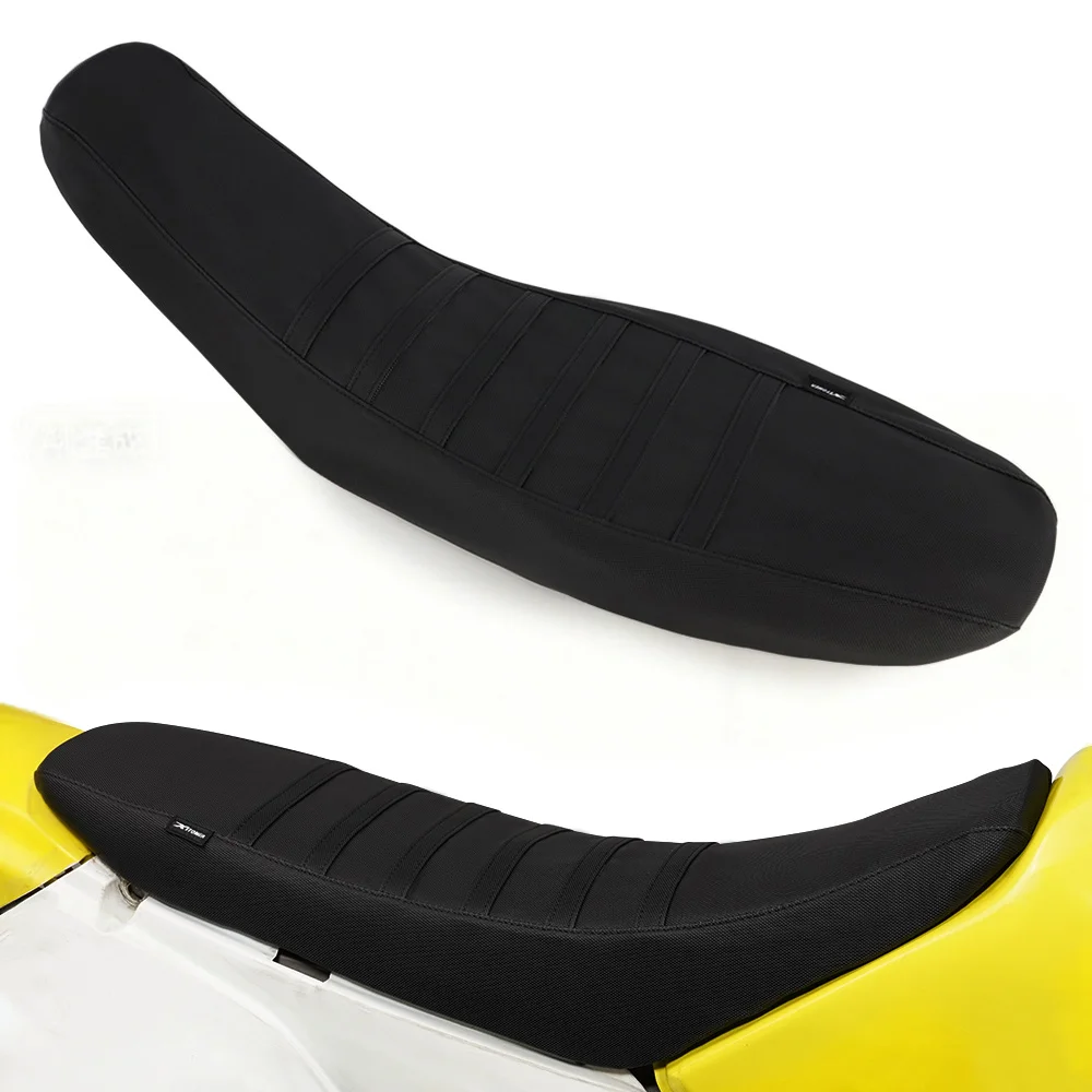 

Motorcycle Waterproof PVC Leather Striped Grip Gripper Seat Cover Non-Slip Seat Cover DRZ400E DRZ400S /SM 2000-2024 For Suzuki