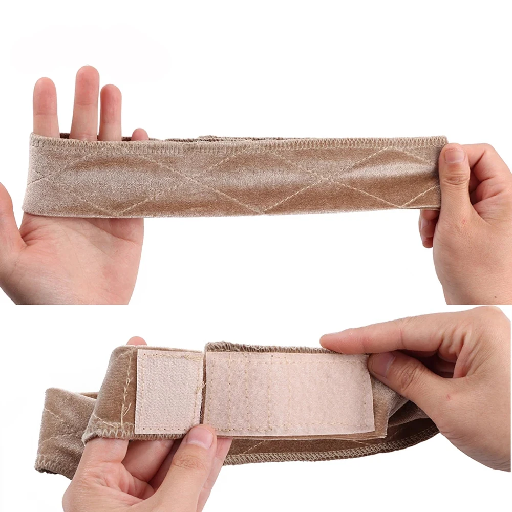 1 Stuks Fluwelen Pruik Grip Band, Verstelbare Comfort Hoofd Haarband Voor Vrouwen Houdt Pruik Beveiligd