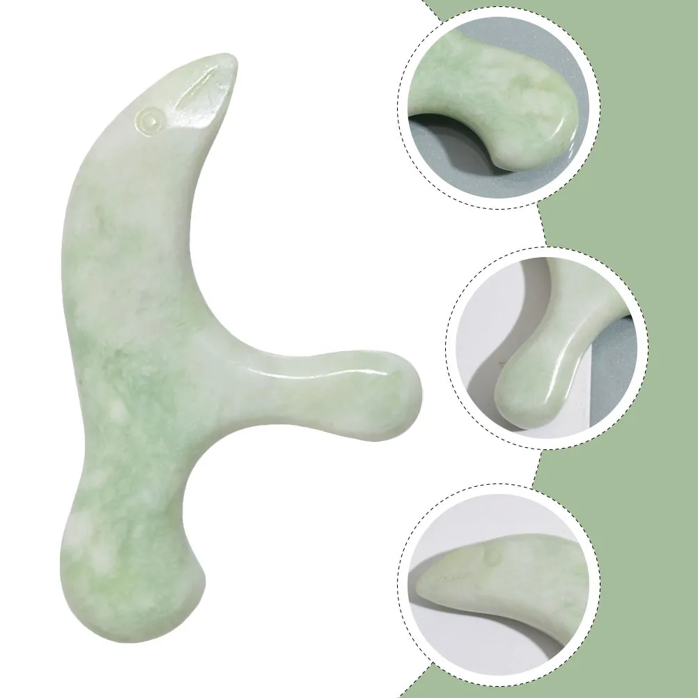 

1Pcs Foot Massage Bar Jade Sole Massager Durable Manual Acupoint Scraping Stick Home Relaxation Tool Foot Massage Bar