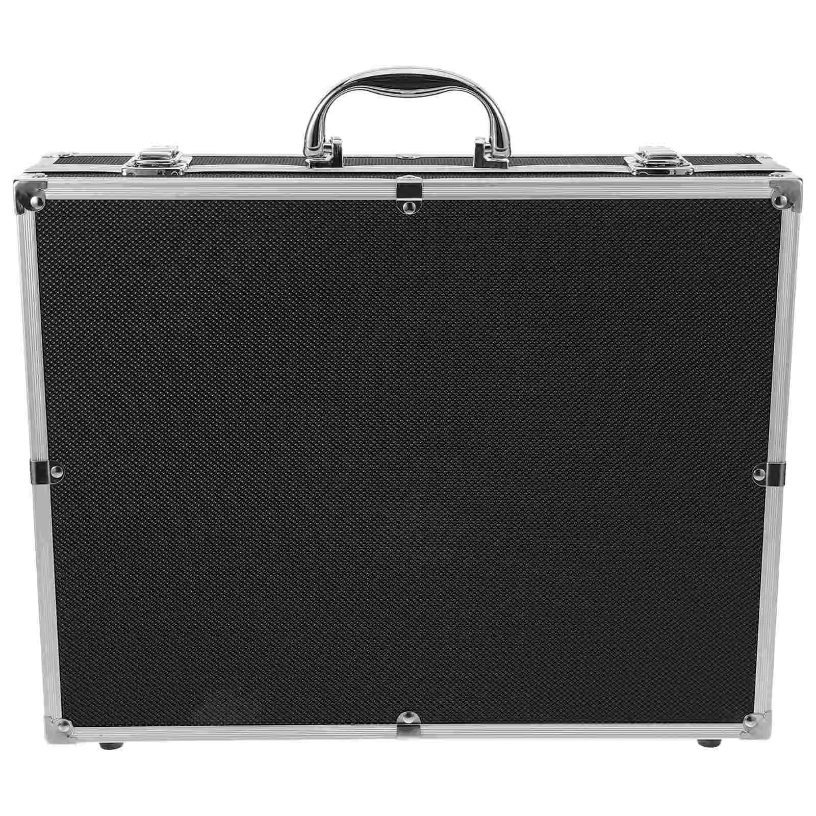 Microphone Carrier Protective Box Case with Handle Microphones for Trip Sponge Carrying