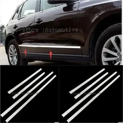 New Chrome Stainless Steel Door Body Molding Trim For Audi Q5 2009 2010 2011 2012 2013 2014 2015 2016