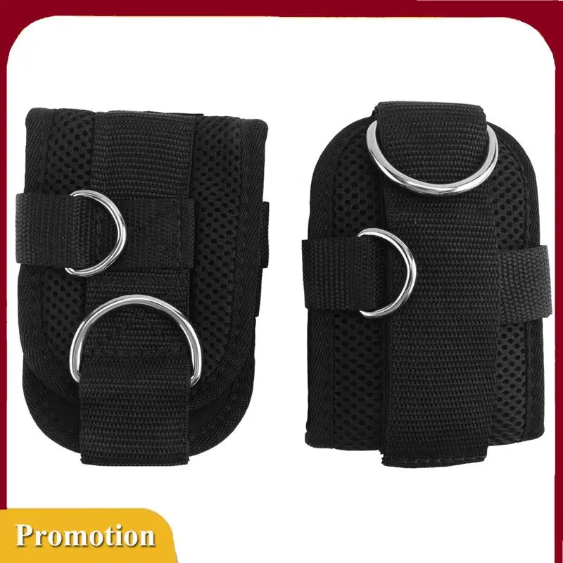 ¡Caliente! Correas de tobillo de anillo ajustable con correa para el pie, máquina de Cable, ejercicios de glúteos y muslos, accesorios acolchados para puños de tobillo