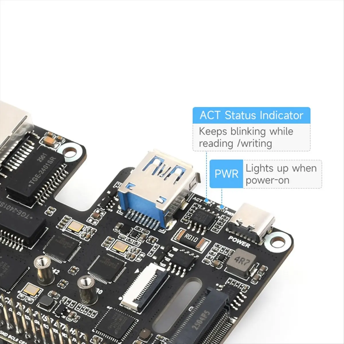 【new-factory-】pcie-to-usb-32-gen1-25g-eth-m2-nvme-adapter-for-5-supports-nvme-protocol-m2-solid-state-drive